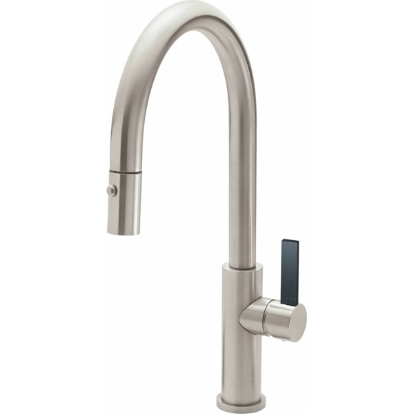 California Faucets Corsano Contemporary Pull Down Kitchen Faucet with